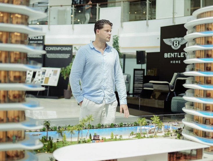 Sem May at a Bentley Home development showcase